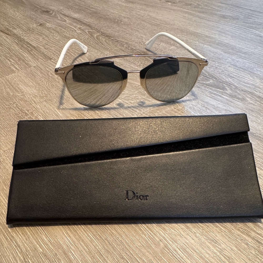 Dior Silver reflective Sunglasses